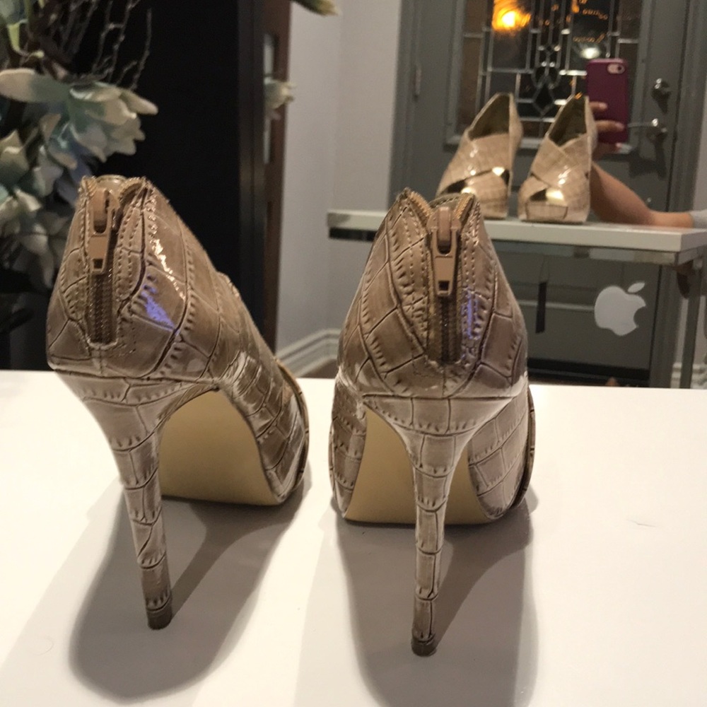 Steve Madden Croco Faux Leather High Heels 8.5 - Picture 4 of 5